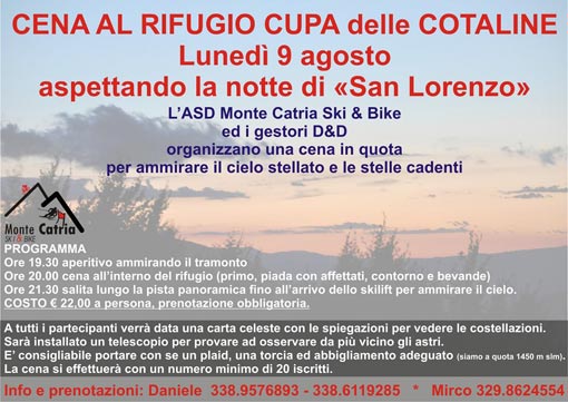 Aspettando la notte di San Lorenzo Monte Catria