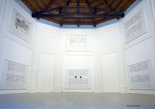 Allestimento mostra Pietro Ruffo